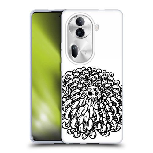 Matt Bailey Skull Flower Soft Gel Case for OPPO Reno11 Pro