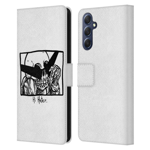 Matt Bailey Skull Hi Hater Leather Book Wallet Case Cover For Samsung Galaxy M54 5G