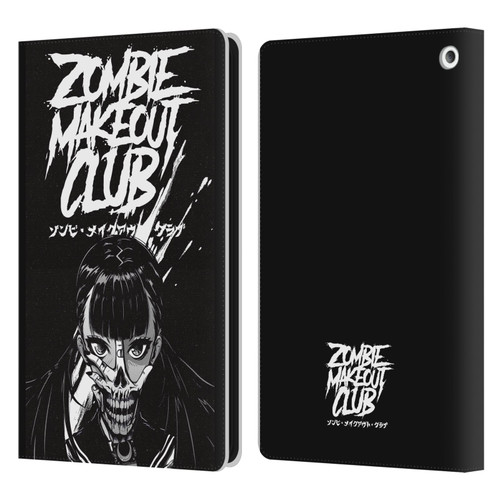 Zombie Makeout Club Art Face Off Leather Book Wallet Case Cover For Amazon Fire HD 8/Fire HD 8 Plus 2020