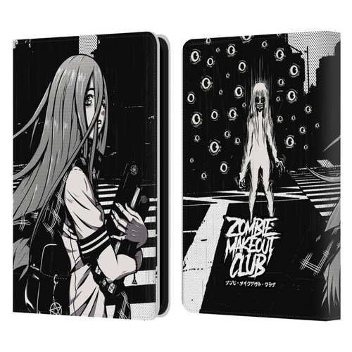 Zombie Makeout Club Art They Are Watching Leather Book Wallet Case Cover For Amazon Kindle 11th Gen 6in 2022