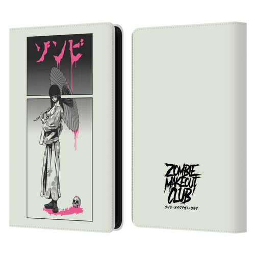 Zombie Makeout Club Art Chance Of Rain Leather Book Wallet Case Cover For Amazon Kindle Paperwhite 5 (2021)