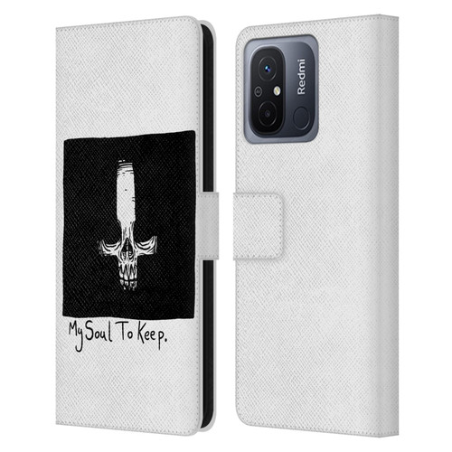 Matt Bailey Skull My Soul To Keep Leather Book Wallet Case Cover For Xiaomi Redmi 12C