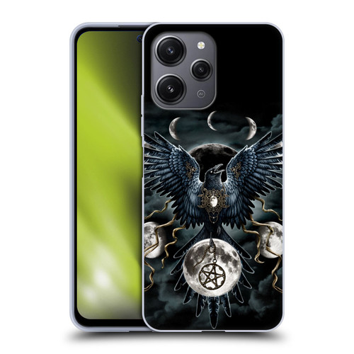 Sarah Richter Animals Gothic Black Raven Soft Gel Case for Xiaomi Redmi 12