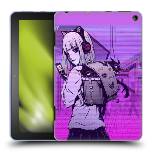 Zombie Makeout Club Art Drama Rides On My Back Soft Gel Case for Amazon Fire HD 8/Fire HD 8 Plus 2020