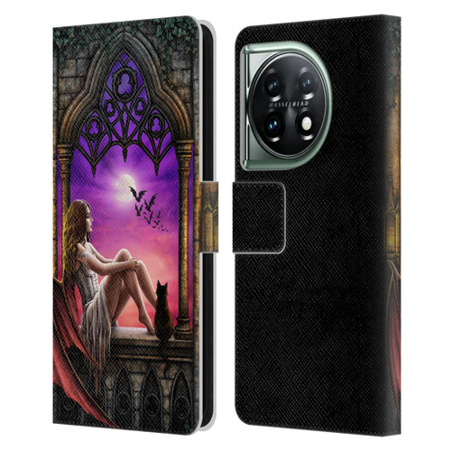 Sarah Richter Fantasy Demon Vampire Girl Leather Book Wallet Case Cover For OnePlus 11 5G