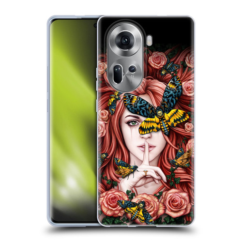 Sarah Richter Fantasy Silent Girl With Red Hair Soft Gel Case for OPPO Reno11