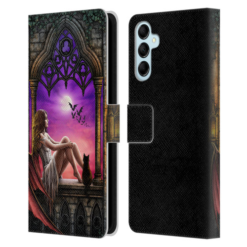Sarah Richter Fantasy Demon Vampire Girl Leather Book Wallet Case Cover For Samsung Galaxy M14 5G