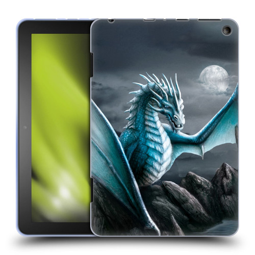 Sarah Richter Fantasy Creatures Blue Water Dragon Soft Gel Case for Amazon Fire HD 8/Fire HD 8 Plus 2020