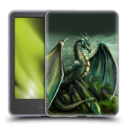 Sarah Richter Fantasy Creatures Green Nature Dragon Soft Gel Case for Amazon Kindle 11th Gen 6in 2022