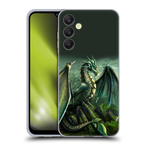 Sarah Richter Fantasy Creatures Green Nature Dragon Soft Gel Case for Samsung Galaxy A25 5G