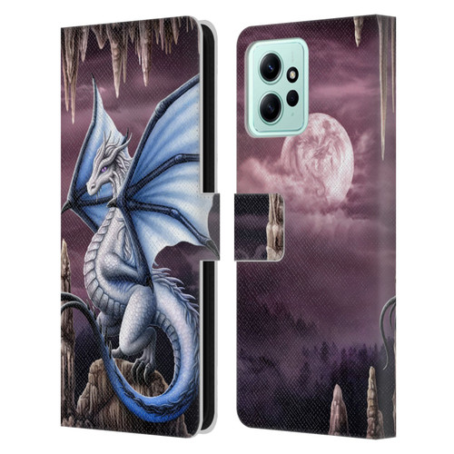 Sarah Richter Fantasy Creatures Blue Dragon Leather Book Wallet Case Cover For Xiaomi Redmi 12