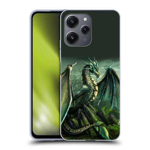 Sarah Richter Fantasy Creatures Green Nature Dragon Soft Gel Case for Xiaomi Redmi 12