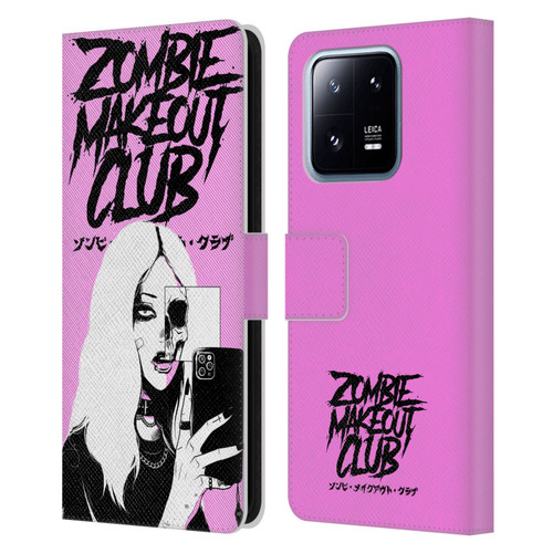 Zombie Makeout Club Art Selfie Skull Leather Book Wallet Case Cover For Xiaomi 13 Pro 5G