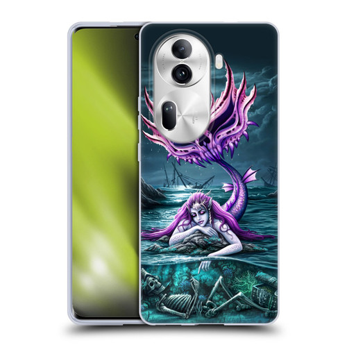 Sarah Richter Gothic Mermaid With Skeleton Pirate Soft Gel Case for OPPO Reno11 Pro