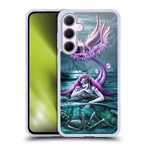 Sarah Richter Gothic Mermaid With Skeleton Pirate Soft Gel Case for Samsung Galaxy A35 5G