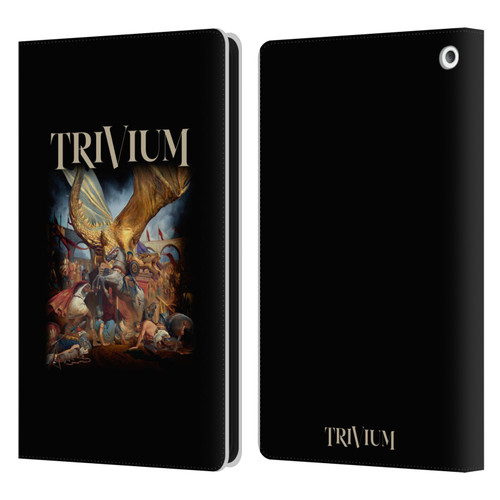 Trivium Graphics In The Court Of The Dragon Leather Book Wallet Case Cover For Amazon Fire HD 8/Fire HD 8 Plus 2020