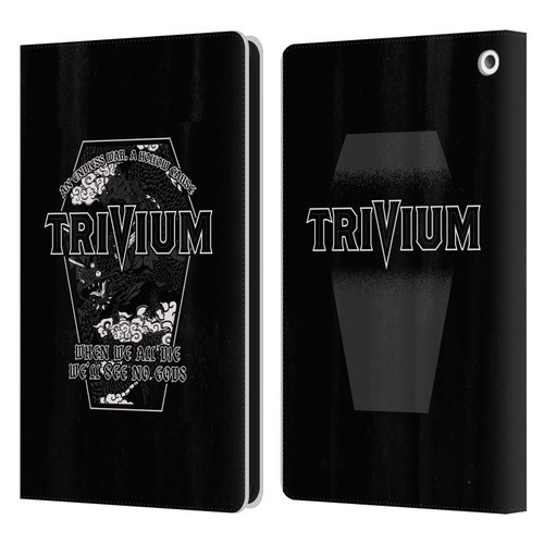 Trivium Graphics No Gods Leather Book Wallet Case Cover For Amazon Fire HD 8/Fire HD 8 Plus 2020