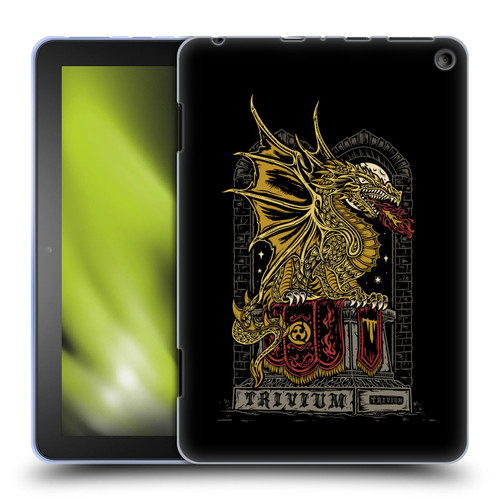 Trivium Graphics Big Dragon Soft Gel Case for Amazon Fire HD 8/Fire HD 8 Plus 2020