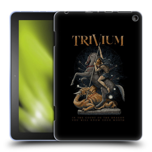 Trivium Graphics Dragon Slayer Soft Gel Case for Amazon Fire HD 8/Fire HD 8 Plus 2020