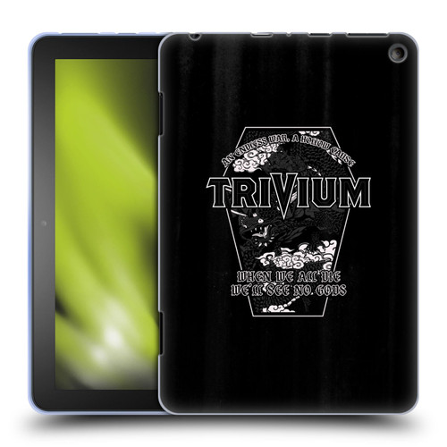 Trivium Graphics No Gods Soft Gel Case for Amazon Fire HD 8/Fire HD 8 Plus 2020