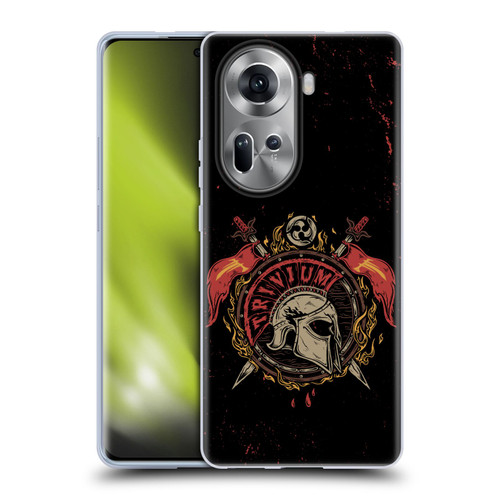 Trivium Graphics Knight Helmet Soft Gel Case for OPPO Reno11