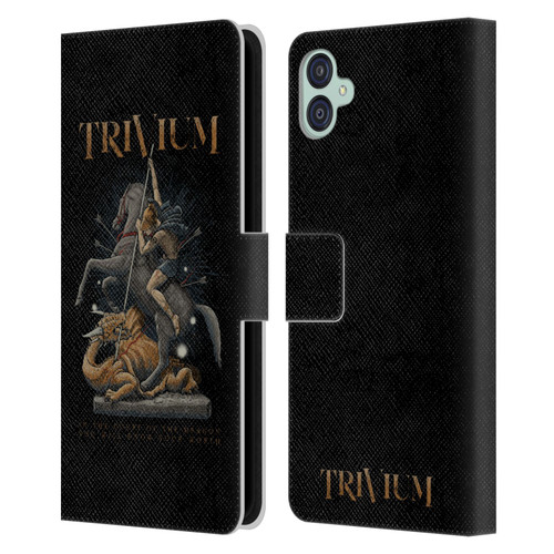 Trivium Graphics Dragon Slayer Leather Book Wallet Case Cover For Samsung Galaxy M04 5G / A04e
