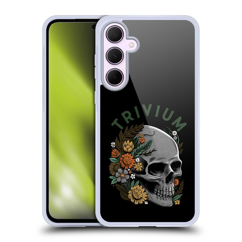 Trivium Graphics Skelly Flower Soft Gel Case for Samsung Galaxy A35 5G