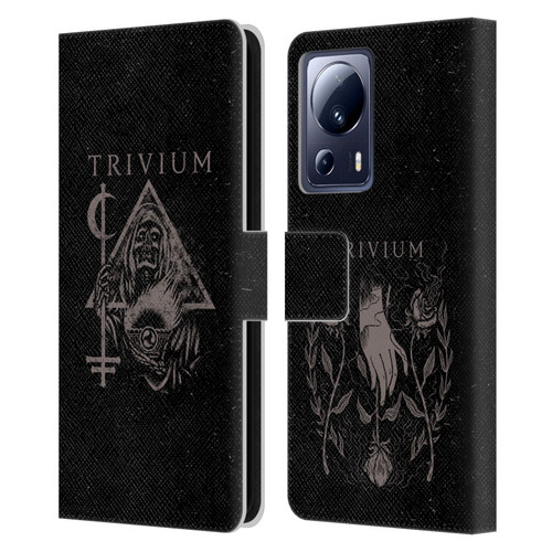 Trivium Graphics Reaper Triangle Leather Book Wallet Case Cover For Xiaomi 13 Lite 5G