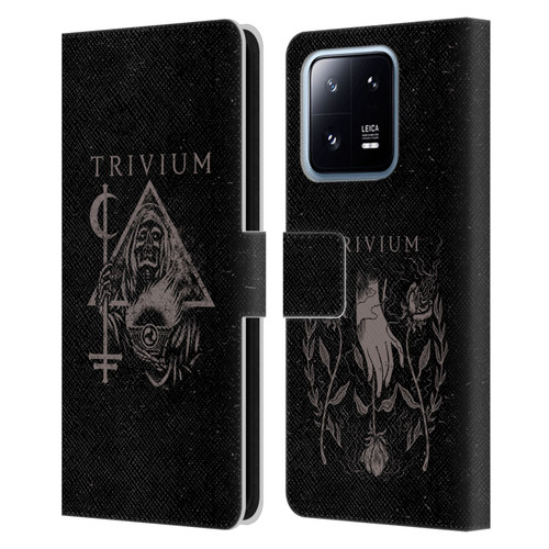 Trivium Graphics Reaper Triangle Leather Book Wallet Case Cover For Xiaomi 13 Pro 5G