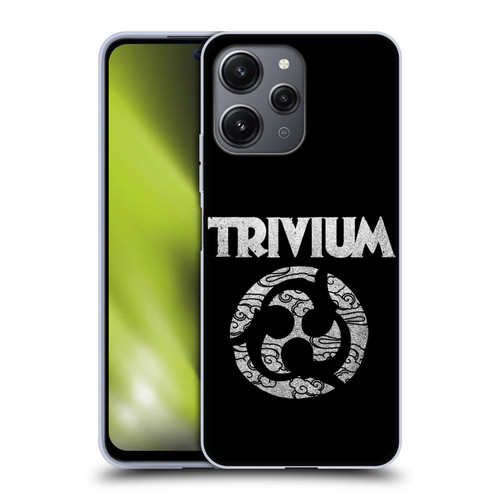 Trivium Graphics Swirl Logo Soft Gel Case for Xiaomi Redmi 12