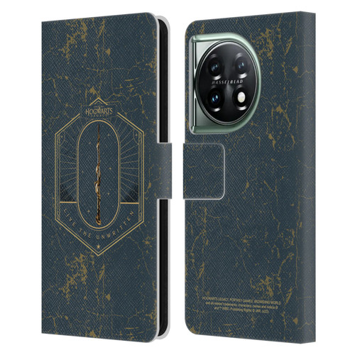 Hogwarts Legacy Graphics Live The Unwritten Leather Book Wallet Case Cover For OnePlus 11 5G