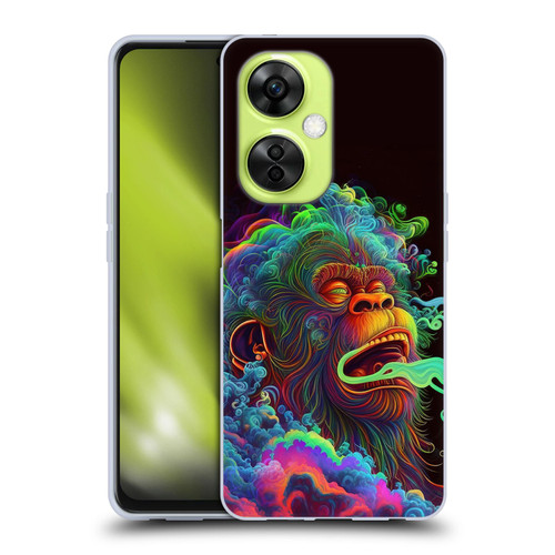 Wumples Cosmic Animals Clouded Monkey Soft Gel Case for OnePlus Nord CE 3 Lite 5G