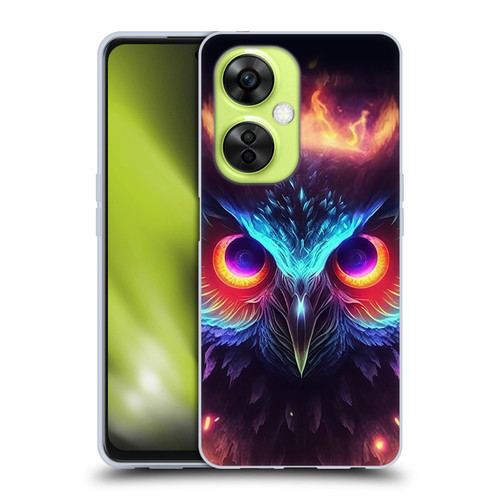 Wumples Cosmic Animals Owl Soft Gel Case for OnePlus Nord CE 3 Lite 5G
