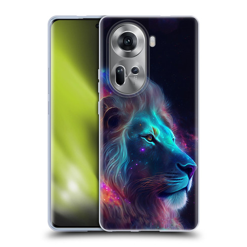 Wumples Cosmic Animals Lion Soft Gel Case for OPPO Reno11