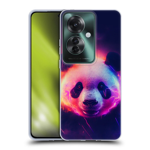 Wumples Cosmic Animals Panda Soft Gel Case for OPPO Reno11 F 5G / F25 Pro 5G