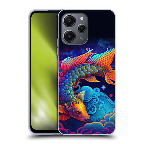 Wumples Cosmic Animals Clouded Koi Fish Soft Gel Case for Xiaomi Redmi 12