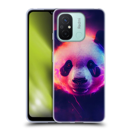 Wumples Cosmic Animals Panda Soft Gel Case for Xiaomi Redmi 12C