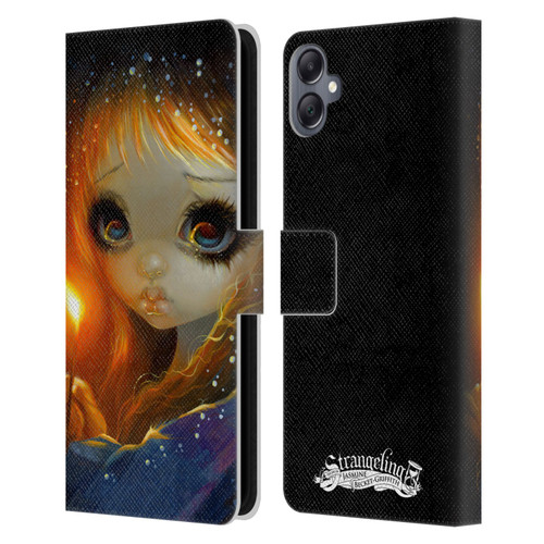 Strangeling Art The Little Match Girl Leather Book Wallet Case Cover For Samsung Galaxy A05