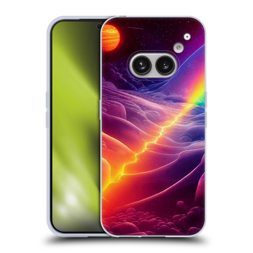 Wumples Cosmic Universe A Chasm On A Distant Moon Soft Gel Case for Nothing Phone (2a)