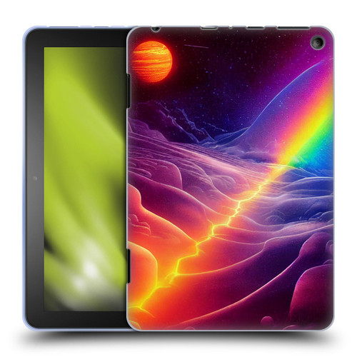 Wumples Cosmic Universe A Chasm On A Distant Moon Soft Gel Case for Amazon Fire HD 8/Fire HD 8 Plus 2020