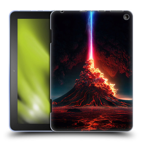 Wumples Cosmic Universe Int Eruption Soft Gel Case for Amazon Fire HD 8/Fire HD 8 Plus 2020