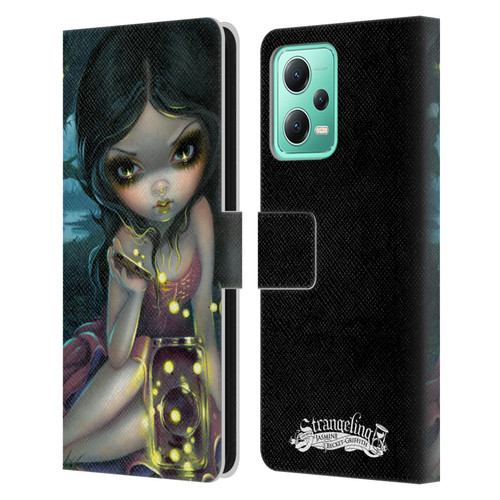 Strangeling Art Fireflies in Summer Leather Book Wallet Case Cover For Xiaomi Redmi Note 12 5G