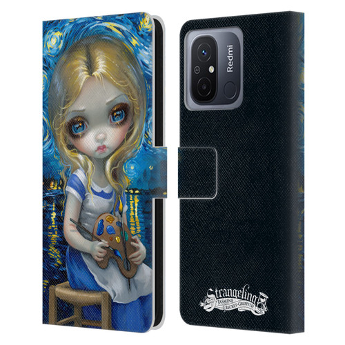 Strangeling Art Impressionist Night Leather Book Wallet Case Cover For Xiaomi Redmi 12C