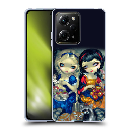 Strangeling Art Girls With Cat And Raccoon Soft Gel Case for Xiaomi Redmi Note 12 Pro 5G