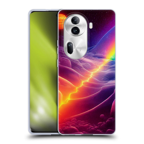 Wumples Cosmic Universe A Chasm On A Distant Moon Soft Gel Case for OPPO Reno11 Pro