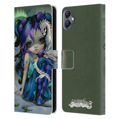 Strangeling Dragon Frost Winter Fairy Leather Book Wallet Case Cover For Samsung Galaxy A05