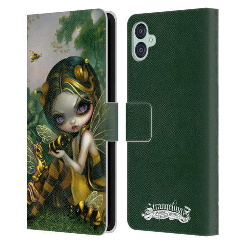 Strangeling Dragon Bee Fairy Leather Book Wallet Case Cover For Samsung Galaxy M04 5G / A04e