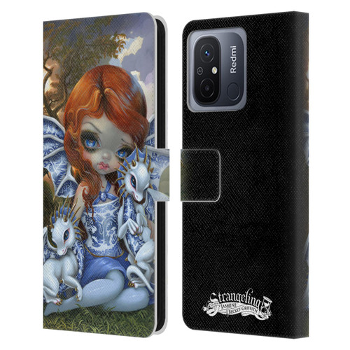 Strangeling Dragon Blue Willow Fairy Leather Book Wallet Case Cover For Xiaomi Redmi 12C