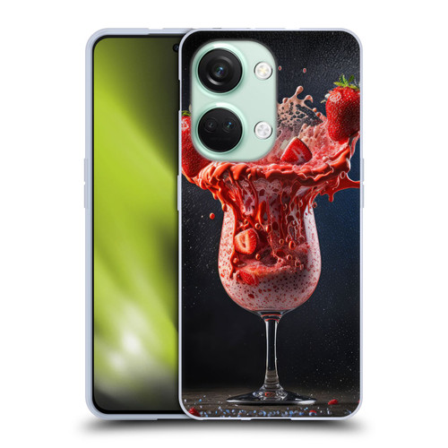 Spacescapes Cocktails Strawberry Infusion Daiquiri Soft Gel Case for OnePlus Nord 3 5G