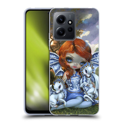 Strangeling Dragon Blue Willow Fairy Soft Gel Case for Xiaomi Redmi Note 12 4G